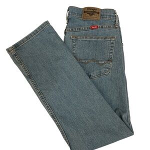 Wrangler 90s Straight Leg Jeans 30x30 Light Wash Western Core Mid Rise Stretch